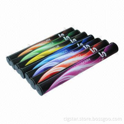Disposable E-cigarettes in US and UK Markets with Steel Body, 7 Colors, OEM Orders Accepted